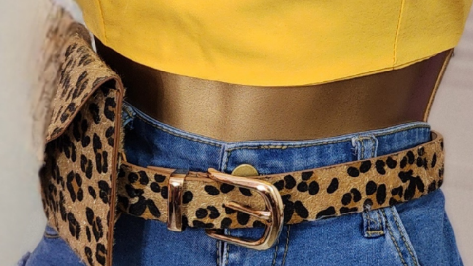 Animal Print Belt Bag