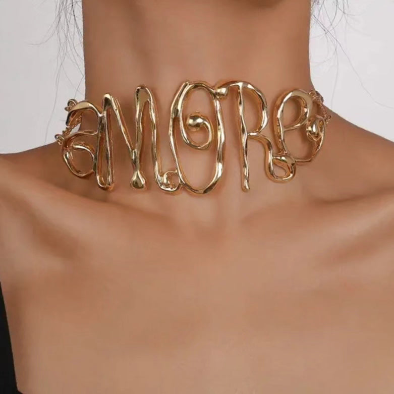 Amore Gold Choker