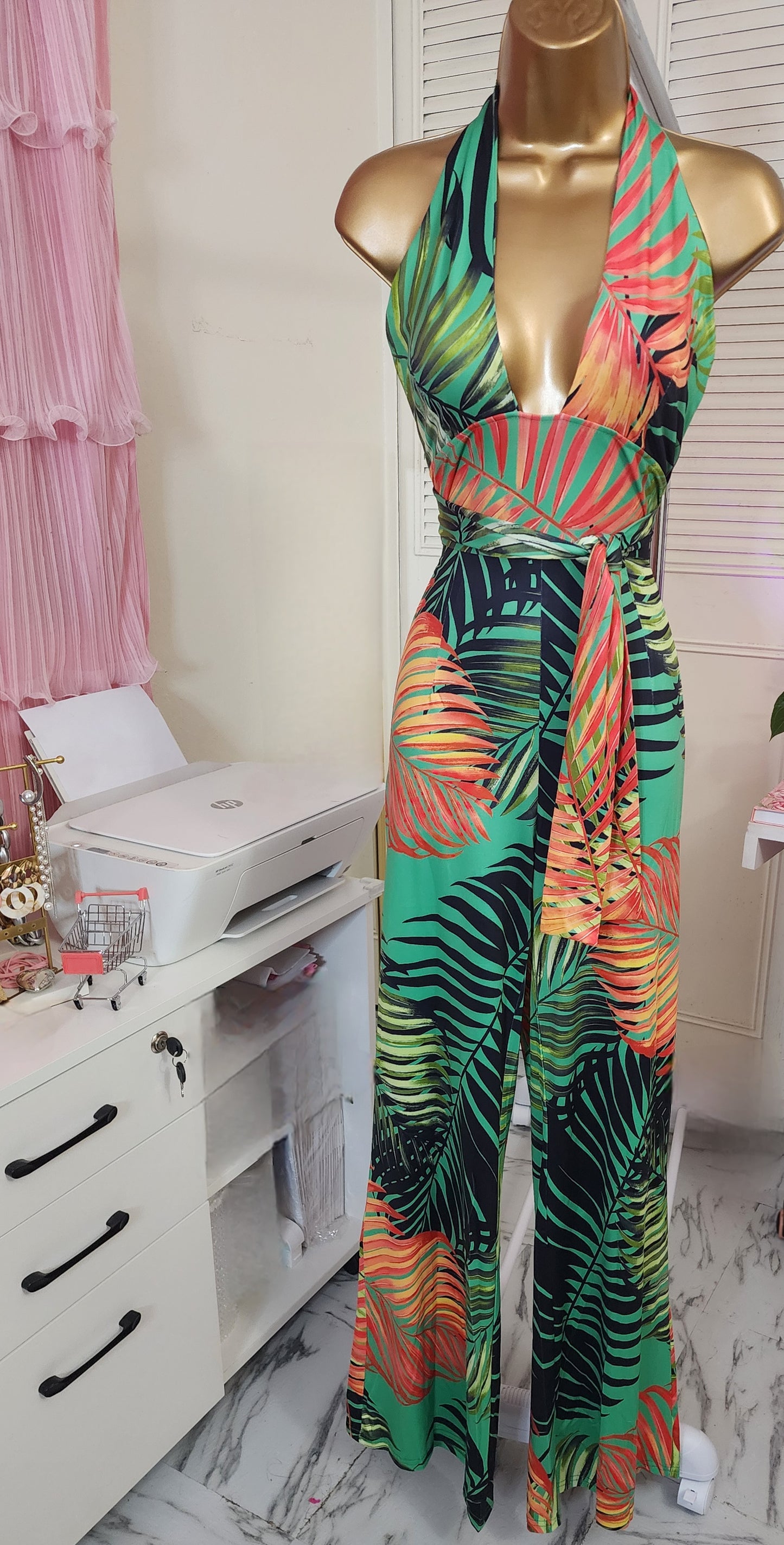 Palm Tree Jumpsuit