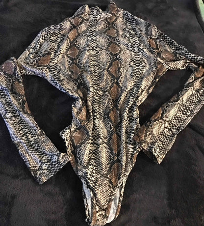 Animal Print Bodysuit